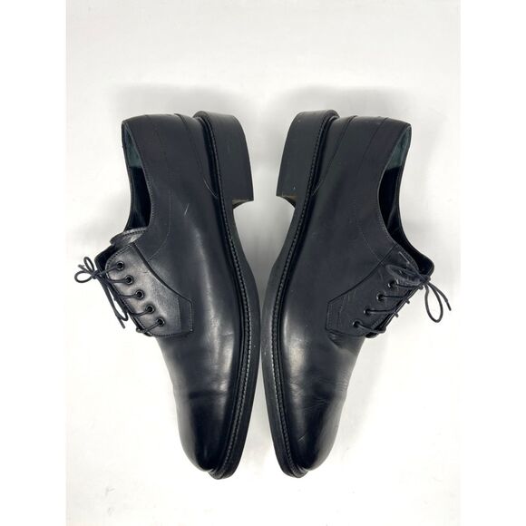 Cole Haan Italy Plain Toe Derby Black Leather Dress Shoes 11 D main image 9